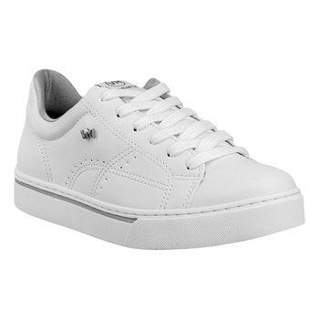 Tenis-Casual-Branco-Costura-Aparente-|-Via-Marte-Tamanho--34---Cor--BRANCO-0